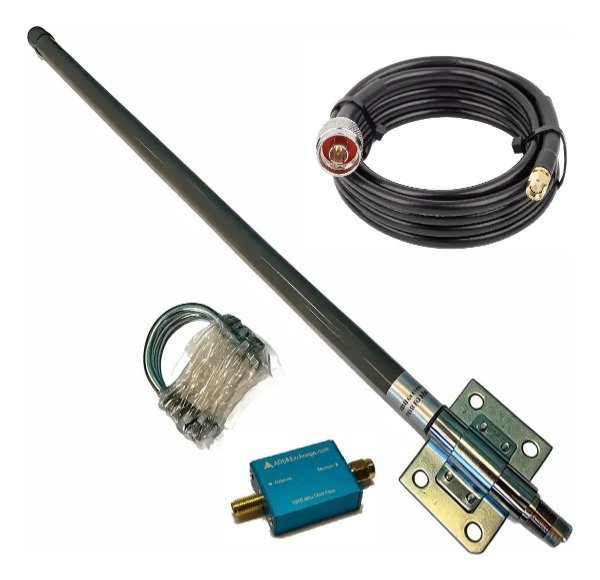 Estación ADS-B Zorzal RF: Antena + Cable + Filtro