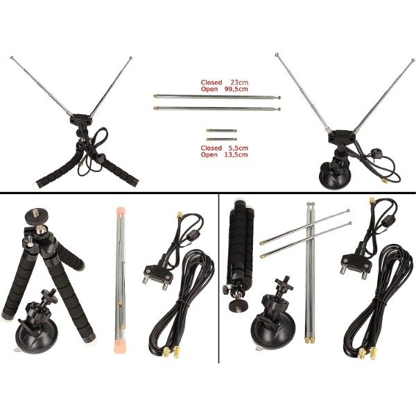 Kit Receptor RTL-SDR Blog V3 USB-A con Antena Dipolo - Miniatura 2